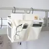 Cesta colgante para dormitorio litera superior bolsa colgante de mesita de noche dormitorio estudiantil detrás de la puerta almacenamiento de mesita de noche dormitorio organizador de cama bolsa de almacenamiento