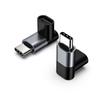 Adaptador Codo de Transmisión de Alta Velocidad 20 Gb Tipo C Macho a Hembra 4K60Hz Adaptador de Carga Rápida Full-Function Pd100