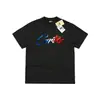 Camiseta de marca de moda al por mayor para fabricantes Corteiz Francais Allstarz con estampado de letras graffiti de manga corta