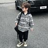 Ropa Exterior de Lana con Capucha para Niños de Finales de Otoño, Ropa Exterior Elegante, Moderna y Genial para Niños en Invierno, Ropa Exterior Gruesa y Elegante para Niños Pequeños y Medianos
