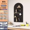 Prateleira de Parede de Painel Perfurado Estante de Parede de Madeira Divisória Rack de Armazenamento Placa Suspensa Montada na Parede Multifuncional
