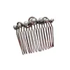 Nuevo Peine para el Cabello con Pedrería Peine con Inserto Antideslizante para Flequillo Pinza para el Cabello Coreana para Adultos Pinza para el Cabello Pinza Superior Fábrica
