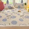 Funda de colchón acolchada de terciopelo de leche de invierno para dibujos animados para dormitorio, uso doméstico, tatami, colchón delgado acolchado, dormitorio, sábana con forro polar