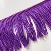 Encaje de Hilo de Dos Colores Hecho de Acrílico de Fábrica, Adorno de Encaje con Borlas de Colores, Adorno para Ropa de Niños y Disfraces de Presentación, Adorno para Faldas