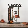 Fantasma escalofriante en columpio Estante de libros de fantasmas de madera Columpio - Un regalo para amantes de los libros