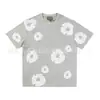 Vendas Diretas de Fabricante Transfronteiriças Camisa de Manga Curta com Gola Redonda Estilo Retrô Americano Shorts Largos da Moda Conjunto de Moletom Japonês