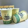 Venta al por mayor de fábrica Vasos desechables Vasos de papel Impresión de palabras Impresión de LOGOTIPO Vasos de papel publicitarios engrosados Anhui