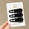 Lindo pasador de pelo de gatito negro, moderno y versátil para mujeres, perfecto para sujetar el flequillo y el cabello lateral, con un diseño de pinza de pico de pato de alta gama