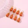 Pingente do Ano do Cavalo Esmaltado Areia Colorida Acessórios Dourados Acessórios de Joias Artesanais DIY Pulseira Colar Pingente Acessórios de Joias