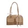 Moda Coreana Bolso Boston Bajo el Brazo 2025 Verano Nuevo Bolso de Bowling Portátil Gran Capacidad Bolso de Hombro Casual