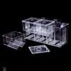 Caja de Aislamiento para Acuario Caja de Incubación Caja de Cría de Guppys Peces Tropicales Peces Pequeñosalevines Tamaño S/M Criadero Caja de Puesta