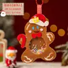 Kit de Material DIY de Chocalho de Feltro de Natal Presente de Natal Feito à Mão para Crianças Costura Divertida Pingente Brinquedo Educativo