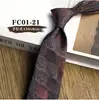 Gravata Impressa Estilo Retro Hong Kong 8cm Amarrada à Mão para Casamento Masculino, Apresentação, Uso Diário, Acessórios para Terno Formal
