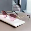 Novos Óculos de Sol Sem Aro Estilo Gatinho Transfronteiriços da Bvl, o Mesmo Estilo Usado por Celebridades Europeias e Americanas no Xiaohongshu, Óculos de Sol Unissex