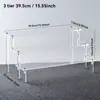 Soporte de Exhibición de Escalera Acrílica para Muñecas Pop Mart Caja Sorpresa, Soporte de Exhibición de Escritorio para Figuras, Estante de Almacenamiento Transparente Jazmín