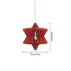 Adornos colgantes, accesorios de cordón, ambiente navideño, diseño de lugar, accesorios, adornos de pared para ventanas, adornos para vestíbulos de hoteles y tiendas.