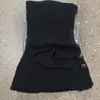 Chapéu de Palha de Ráfia Tricotado de Peça Única com Capuz Colorido Sólido para Mulheres com Cordão, Botões e Cachecol de Pescoço, Capuz de Peça Única para Pescoço, Capuz Quente de Inverno para Proteção das Orelhas