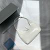 Bolso Pequeño Estilo Francés Verano Transfronterizo Cremallera PU Bolso de Hombro para Debajo del Brazo para Mujer Nicho Simple Moda Bolso de Mano de Media Luna