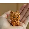 Talla en Madera de Ciprés Ovejas de la Fortuna Adornos Oveja del Zodiaco Oveja Tang Madera Maciza Talla Mascota Cordero Lindo Decoraciones para el Hogar