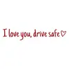 Comércio exterior ILU Drive Safe condução segura vinil à prova d'água adesivos de carro carro universal espelho retrovisor adesivos decoração