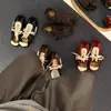 Zapatos de Entrenamiento Alemanes Retro con Estampado de Leopardo, Cordones, Suela Suave, para Aumentar la Altura, para Mujer, Novedad Otoño 2026, Versátiles, Antideslizantes, Casual, Zapatos Forrest Gump