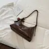 Bolsa Grande de Couro Macio Vintage Feminina 2026 Nova Outono Versátil Bolsa Transversal Estilo Coreano Mais Vendida Bolsa de Ombro Único Sob o Braço