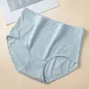 Ropa interior para mujer de talla grande más vendida en Taobao para mujeres con sobrepeso, algodón puro, antibacteriana, de cintura alta, control de abdomen, entrepierna 100% algodón, amigable con la piel, sin costuras, transpirable