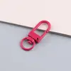 Fecho de Porta Colorido Pintado em Forma de U, Chaveiro Rotativo, Brinquedo de Pelúcia DIY, Boneca, Acessório Pendurado de Arte com Contas, Decoração
