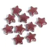 Contas Coloridas de Cerâmica Estrela de Cinco Pontas Furo Reto Contas Estrela Material para Pulseira Colar Joias Artesanato Acessórios