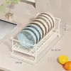 Nuevo Cesto Escurridor para Cocina Estante para Platos Gran Capacidad Conveniente para Almacenamiento y Acceso Fregadero de Acero Inoxidable Estable Impermeable No Requiere Perforación