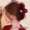 Pinza de Pelo de Pato para la Parte Trasera de la Cabeza, Sencillo Accesorio para el Cabello con Lazo de Color Contrastante, Tamaño Grande para Cabello Grueso, Adorno Versátil para el Cabello