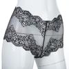 Ropa Interior Sexy Calzones Comercio Exterior Europeo y Americano Talla Grande Transparente Encaje Bóxer Calzones Huecos Aliexpress