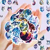 56 Nuevas Pegatinas de Graffiti de Lobo de la Pradera Transfronterizas Dibujos Animados Geniales Elegantes Decorativas para Funda de Teléfono Móvil Pegatina de Agenda Lote