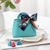 Bolsa de doces de casamento em couro caixa de doces de casamento estilo INS da Coreia do Sul bolsa de doces de casamento caixa vazia bolsa tudo-em-um portátil para casamento