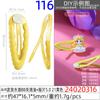 Clip BB Ondulado Color Caramelo de 5cm con Goteo de Aceite Pieza Ondulada para Golpear Clip para Flequillo Clip Lateral Clip de Gota de Agua Clip para Niños Clip Adhesivo Desprendible