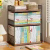 Estante de almacenamiento de escritorio para clasificación por materia, almacenamiento de archivos de oficina, organizador de libros de escritorio, estantería vertical de varias capas