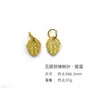 Plata S925 oro antiguo hoja de arce hoja de guisante pequeño colgante de elevación accesorios DIY accesorios de colgante de hoja de arce