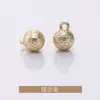 Botón de mano para coser de metal con forma de cuenta redonda grabada en nube estilo marea nacional botón para traje Tang Hanfu cheongsam antiguo botón de mano para coser venta al por mayor