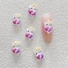 Hot New Cartoon Cat Nail Accessories DIY love Nail Accessories Brincos Mobile Phone Case Acessórios