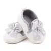 Zapatos para Bebé 0-1 Año Zapatos de Primeros Pasos para Niña Bebé Suela Suave Lazo Transpirables Zapatos para Niños Pequeños Zapatos de Tela BJZ3213