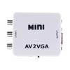 Convertidor de Video AV a VGA AV2VGA RCA a VGA TV a Computadora TV a Monitor de PC