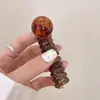 Elástico de cabelo tipo fio de telefone com contas redondas, elástico de cabelo tipo bolha para mulheres, novo acessório de cabelo de alta qualidade 2026, rabo de cavalo, ferramenta de trança estilo japonês