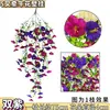 Colgante de Pared de Flor de la Mañana Simulada de 5 Pétalos Flor Artificial Paisajismo Interior del Hogar Jardín Exterior Patio Decoración de Boda Flor Colgante de Pared