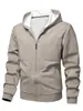 Cardigan com Capuz Versátil Esportivo Casual Tamanho Europeu Transfronteiriço Jaqueta Moletom de Manga Longa Moda Composta Comércio Exterior Amazon
