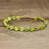 Pulsera de Piedra Natural Arcoíris con Forma de Corazón, Joyería Ajustable de Pareja Estilo Bohemio, Pulsera de Cuentas Coloridas Dopamina