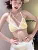 Bikini de dos piezas estilo nuevo 2026 para mujer, que disimula el abdomen y estiliza, adecuado para vacaciones en la playa y baños en aguas termales [Disponible para Dropshipping]