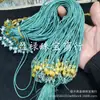 Cordón para Colgante de Bloques de Color Ajustable Accesorio de Citrino Cordón para Colgante Jadeíta Jade Hetian Jaspe Cordón para Colgante Cuerda de Hilo de Jade