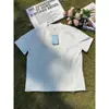 Camiseta de Verano Blanca de Malla Patchwork Transpirable de Secado Rápido de Manga Corta para Hombre Estilo Americano Hombro Normal Manga Media