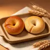 Juguete de tienda de panadería de donas grandes simuladas, decoración, colgante para llavero, accesorio DIY, imán para refrigerador, hebilla para zapatos