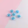 Accesorios de Resina de Rosa Luciérnaga Colgante con Borde Dorado Color AB para Hacer Fundas de Teléfono DIY Pegamento Crema Cabello Pin Banda para el Cabello